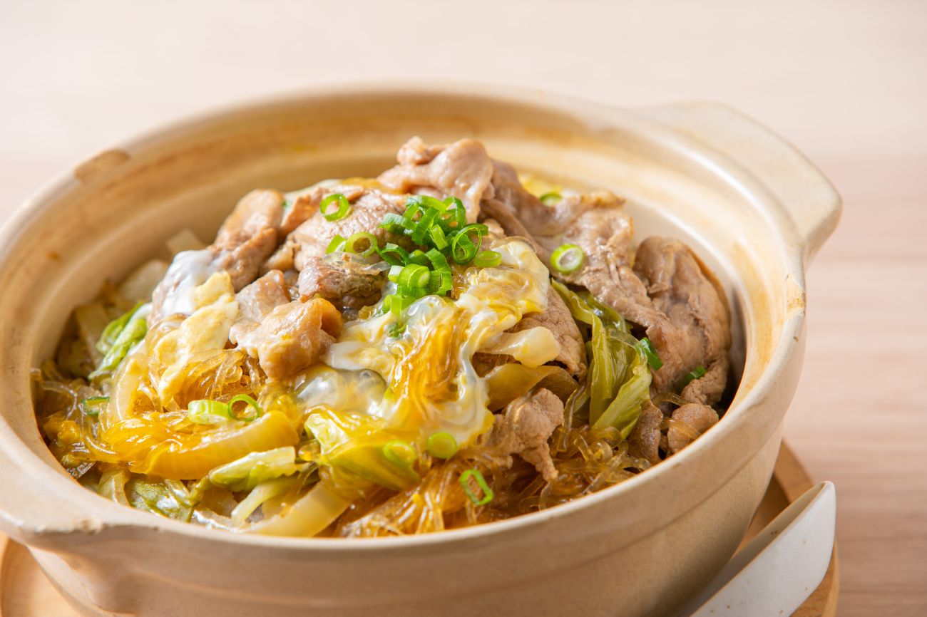 滑蛋豬肉粉絲煲0860