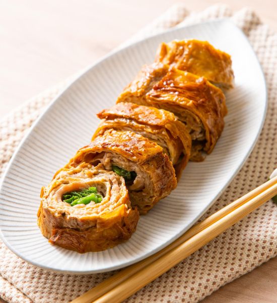 香蔥豬肉腐皮捲