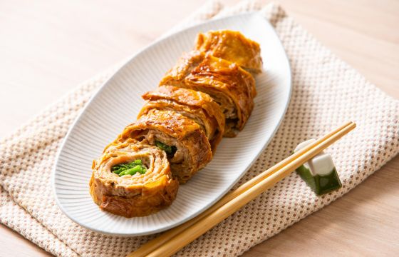 香蔥豬肉腐皮捲